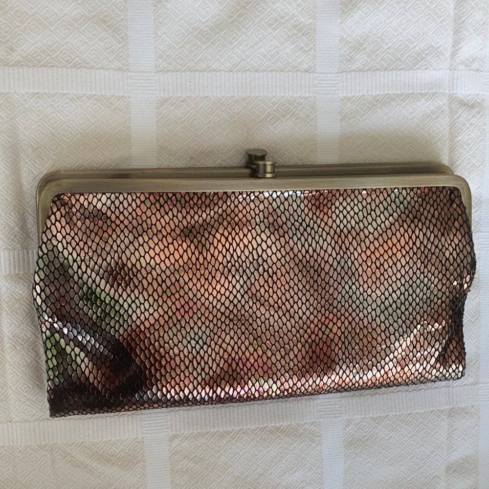 Hobo International mixed metallic snake embossed